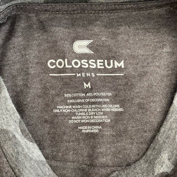 Colosseum Shirt Men's Size Med Color Gray Virginia Tech Hokies L Sleeve Graphic - Picture 4 of 11